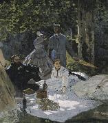 Claude Monet Le dejeuner sur l'herbe oil painting on canvas
